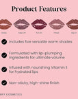 BFY Cosmetics 5-Pack Plumping Lip Gloss - Warm
