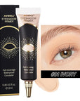 Eyeshadow Primer,Eye Primer,Makeup Primer Long Lasting Cream Eyeshadow Base,Primer Face Makeup,Full Coverage Waterproof Concealer 1 Pens -0.40 fl oz (01_IVORY)