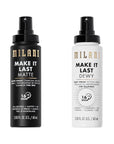 Milani Make It Dewy Setting Spray 3 in 1- Hydrate + Illuminate + Set & Make it Last Matte - Matte Finish Charcoal Setting Spray