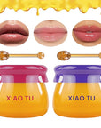 2PCS Lip Balm Honey Pot,Moisturizing Lip