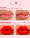 Ruby Kisses Broadway Vita-Lip Clear Lip Gloss (8 Pack), Ultra-Hydrating & Soothing Formula with Vitamins, High-Shine Non-Sticky Finish Lip Balm with Mint, Rosehip, Coconut, Mango, Argan, Honey, Shea