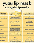 Saturday Skin Yuzu Vitamin C Lip Mask Overnight Lip Sleeping Mask Moisturizing For All Skin Types Softer & Smoother Pout Lip Balm Hydrating Infused with Vitamin B5 Non-Sticky, Vegan & Cruelty-Free