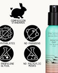 Pacifica Beach Day Hair Mist Perfume & Full Body Spray for Women - Body Mist Fragrance w/Bergamot, Orange Flower, Sandalwood, Amber, Musk & Suede Leather – Clean Beauty Alcohol-Free, Vegan 5 oz