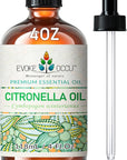 EVOKE OCCU Citronella Oil for Cleaning, Air Freshening, Add to Spray and Diffuser - 4 Fl Oz