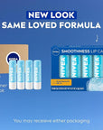 NIVEA Smoothness Lip Care, Sunscreen Lip Balm with SPF 15 Broad Spectrum, Shea Butter, Nourishing Oils and Vitamin C & E, 3-in-1 Moisture, Repair and Sunscreen, 0.17 Oz Stick, Pack of 4