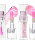 2 Pcs Magic Color Changing Lip Oil, Long Lasting Moisturizing Lip CareNon-Sticky Fresh Texture Glimmer Lip Glow Oil. (Magic Color Changing & Pearlescent Color Changing)