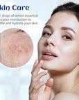 HIQILI Lemon Essential Oil, Household Cleaning, Air Purification, Skin Care, Can be Added to Cleansers, Sprays, Body Lotions Use - 0.33 Fl Oz/10ML