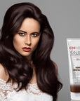 CHI Color Illuminate Conditioner, Helps Maintain Fresh Color In Natural & Color-Treated Hair, Sulfate, Paraben, & Cruelty-Free, Dark Chocolate, 8.5 Oz