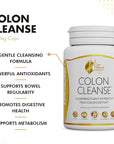 Coco March Colon Cleanse - Dietary Supplement, Cleansing Plant Extracts, Mild Colon Cleanse - Gluten Free, Dairy Free, Soy Free, Keto Friendly, Paleo Friendly, 60 Veg Caps - 15 Servings