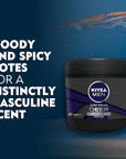 Beiersdorf Nivea Men Body Cream Deep Impact Normal Skin 13.5oz 48h Moisture