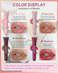 Tinted Lip Balm-1Pcs Raspberry Peptide Hydrating Lip T