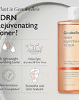 PDRN Rejuvenating Toner - Deep Hydration & Skin Barrier Support with PDRN, Panthenol, Hyaluronic Acid - Soft & Glowing Skin - 10.14 fl.oz/300ml