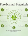 Aloderma Brightening Facial Cream - Made with 69% Organic Aloe Vera - Natural Skin Brightening Squalane & Niacinamide for Flawless Complexion, 1.7oz