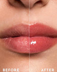 Women's Forget The Filler Lip Plumper Line Gloss, Cali Sunset, Pink, 0.11 Fl Oz (Pack of 1)