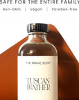 The Magic Scent Tuscan Leather Diffuser Oil - Hotel & Home Luxury Scents - Diffuser Oil Scents for Home Designed for Use in All Diffusers - 16.9 fl oz, 500 mL