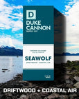Duke Cannon Proper Cologne Seawolf | Men's Eau de Parfum | Driftwood and Coastal Air | Subtle, Fresh Long-Lasting Scent | 1.7 fl oz