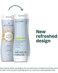 ATTITUDE Hair Shampoo for Sensitive Dry Scalp, EWG Verified, Soothing Oat, For Thin Hair, Naturally Derived Ingredients, Vegan and Plant-Based, Volume and Shine, Unscented, 16 Fl Oz