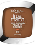 L'Oreal Paris True Match Super Blendable Oil Free Powder Foundation, N9 Medium Deep, 0.33 oz