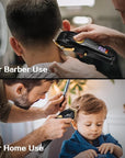 CIICII Mens Hair Clippers and Trimmers Set, Professional Cordless Barber Clippers for Hair Cutting Kit (Rechargeable USB Adjustable Beard & Hair Trimmer Haircut Kit) Clippers for Men DIY Home Salon