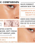 Loose Setting Face Powder Set,Oil Control Long Lasting Finish,Pink Complexion