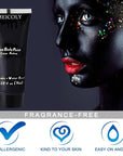 MEICOLY Black Cream Face Body Paint, 2.37Oz Large Tube Water Based Clown Black Makeup,Body Paint for Adults and Kids,Halloween SFX Skull Joker Zombie Vampire Skeleton Goth Spider Cosplay Makeup