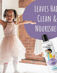 2 in 1 Natural Kids Shampoo and Conditioner, Tear Free | For Toddlers with Curly Hair | For All Kids Hair Types | Coconut & Lime Twist, Made in the USA, 12 Fl Oz