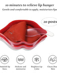 20Pcs Lip Mask, Red Cherry Lip