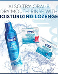 Oral-B Dry Mouth Oral Rinse Mouthwash, Moisturizing Mint, 16 Fl Oz