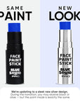 Blue Squid PRO Blue Face Paint Stick - Waterproof Blue Body Paint for Skin Adults & Kids Eye Black Baseball, Eyeblack Softball - Hypoallergenic Twist-Up Non-Toxic Makeup Stick for Cosplay, Sports, SFX