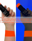 CCbeauty Neon Orange Face Paint Stick, UV Orange Face Painting Kit, Full Coverage SFX Makeup Foundation, Professional Non-Toxic Body Paint for Halloween Costume Cosplay Party, Glow In The Dark Makeup