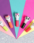 Lip Smacker Lippy Pal Fox Lip Balm Clear Matte Finish, Foxy Apple Flavored, Moisturizing, For Kids