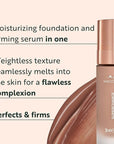 M. Asam MAGIC FINISH Supercharge Serum Foundation Deep Almond (1.01 Fl Oz) - Moisturizing Make Up & Firming Face Serum In One, Anti-aging CC Cream With Optimal Coverage & Hyaluronic Acid