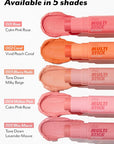 I'M MEME Blusher - I'm Multi Stick 003 Blurry Nude | Easy Blendable Cream Blush for Natural Look, Multi Blush Stick for Cheek Tint, Face Contour Makeup, and Face Blush, Suitable for All Ages