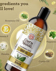GuruNanda Rosemary Mint for Hair Growth with Keratin & Vitamin E Oil - Encourages Scalp, Shine & Hair Strengthening- 100% Natural, Cruelty-Free, 8oz
