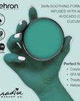 Mehron Makeup Paradise Makeup AQ Pro Size | Stage & Screen Performance, Face & Body Painting, Beauty, Cosplay, and Halloween | Water Activated Face Paint, Body Paint 1.4 oz (40 g) - Deep Sea