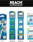 REACH Cool Mint Dental Floss, Fresh Mint, Plaque Remover for Teeth, Shred Resistant, Waxed, Easy on Gums & Teeth, Fresh Breath, Oral Care, PFAS Free, for Adults & Kids, 1 Pack, 55yd