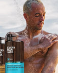 Every Man Jack Coconut + Driftwood & Amber + Sandalwood Mens Body Wash for All Skin Types - Cleanse, Hydrate, and Smell Great - Free of Parabens, Phtalates, and Dyes - 33.8 fl oz (2 Pack)
