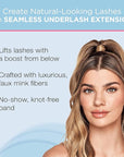 Ardell Seamless Underlash Extensions, DIY Lash Clusters, Eyelash Extension Kit, Modern Wing, Up To 5 Applications - 32 ct, 1-pack