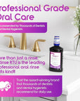 ioRinse Ready-to-Use (RTU) Mouthwash for Fresher Breath, Halitosis Relief, Alcohol-Free, Fluoride-Free and a Professional Clean, Original ioRinse RTU Mouth Wash, Zero Alcohol - Soft Mint Flavor, 1L