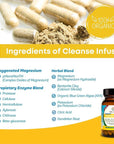 Life Infused Cleanse Infused Plus - Premium Natural Colon Cleanser with Oxygenated Magnesium, Herbs, and Enzymes, Helps Relieve Constipation Gently, Detoxifies Blood, Colon, Liver & Kidneys (90 Caps)