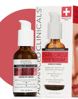 Advanced Clinicals Dark Circle Caffeine Under Eye Serum For Face With Hyaluronic Acid Moisturizer + Peptides | Brightening Vitamin C Serum Helps Improve Look Of Puffy Eye & Fine Lines, 1.75 Fl Oz