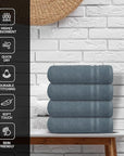 Infinitee xclusives blue hand towels