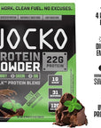 Jocko Mölk Whey Protein Powder 22g Sugar Free Monk Fruit Blend - Muscle Recovery & Growth, Packaging May Vary (31 Servings, Mint Chocolate)