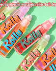 Lip Smacker Rolly Lip Gloss, Classic Roller-Ball Design for a Cooling Sensation, Hydrating & Moisturizing Shine - Grape