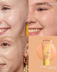 NYX PROFESSIONAL MAKEUP Buttermelt Glaze Soft Glow Skin Tint with SPF 30, Up To 12HR Wear, 01 Whipped Butta