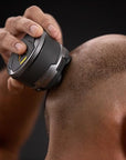Microtouch Titanium Electric Head Shaver - Rechargeable Head and Face Shaver for Men, Cordless Razor, Hypoallergenic Wet/Dry Shaving, Precision Head Trimmer, Lithium Power, Battery Powered