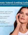 Ardell Seamless Naked Underlash Extensions Refill Kit - DIY Lash Clusters, Eyelash Extension, Natural Look Lashes, 1-Pack