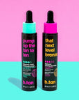 b.tan Darkest Self Tanning Drops for Face & Body | Pump Up the Tan to Ten - Insanely Dark Gradual Sunless Tanner Bronzing Glow Drops, Vegan, Cruelty Free, 1.0 Fl Oz