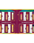 Burt's Bees 12 Days of Joy Lip Balm Advent Calendar Gift Set, Flavored Lip Balm Pack Great for Office Holiday Gifts, Tint-Free, Natural Origin Lip Care, 12 Tubes, 0.15 oz.