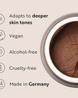 M. Asam Magic Finish Deep Teint Make-Up Mousse (1.01 Fl Oz) – 4in1 Primer, Foundation, Concealer & Powder With Buildable Coverage, Hides Redness And Dark Spots, Vegan, For Deeper Skin Tones